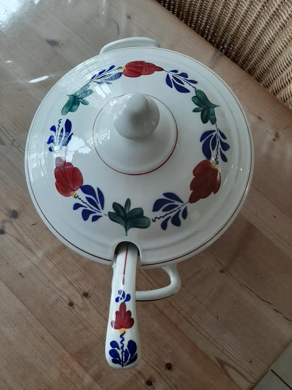 BOERENBONT BOCH - SOEPTERRINE MET SOEPLEPEL - NIEUW