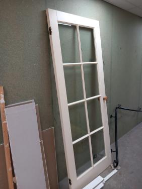 Binnendeur met glas