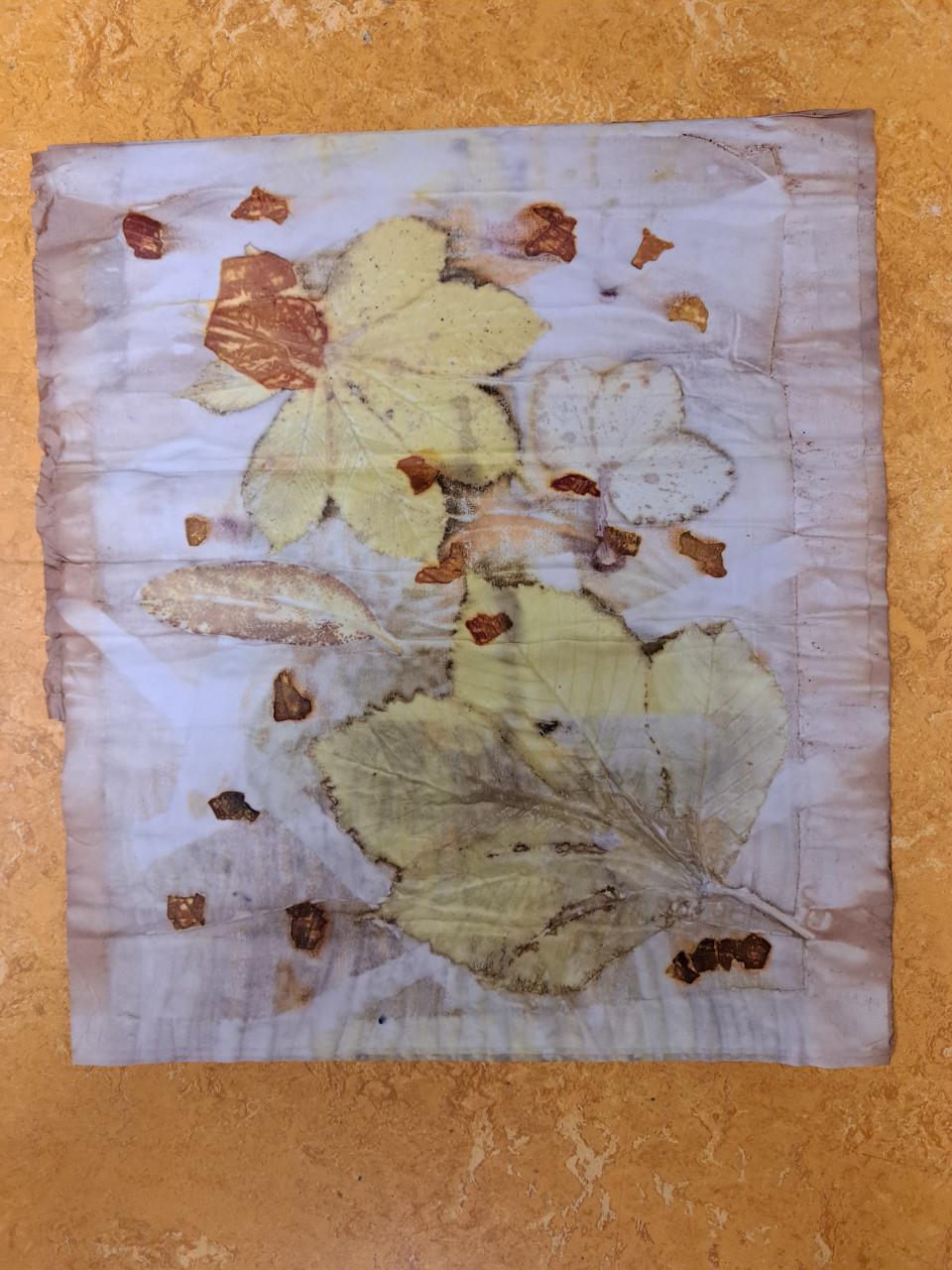 Workshop Ecoprinten op stof en papier 13 december