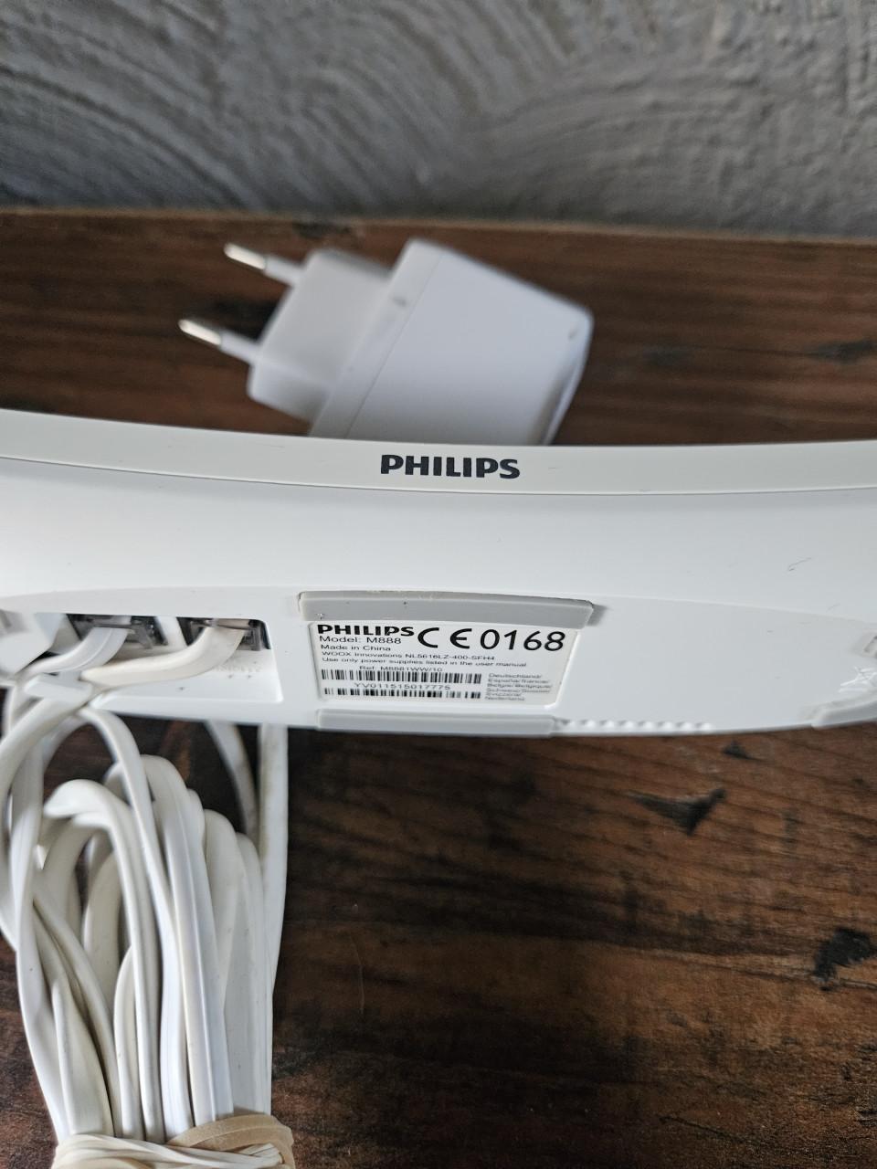 ZganPhilips M888 Dect telefoon - draadloos met houten accent