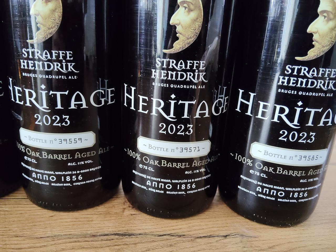 6 flessen Straffe Hendrik Quadrupel Heritage 2023