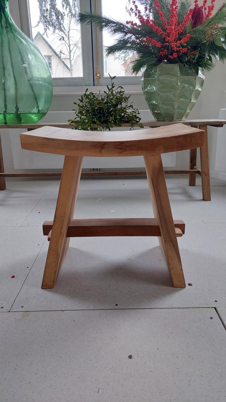 Kruk | Bijzettafel | Teak