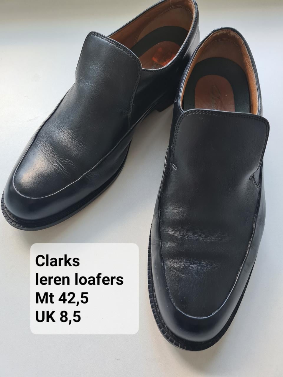 Clarks Heren Loafers Zwart Mt 42.5 ( Mt 8,5 )