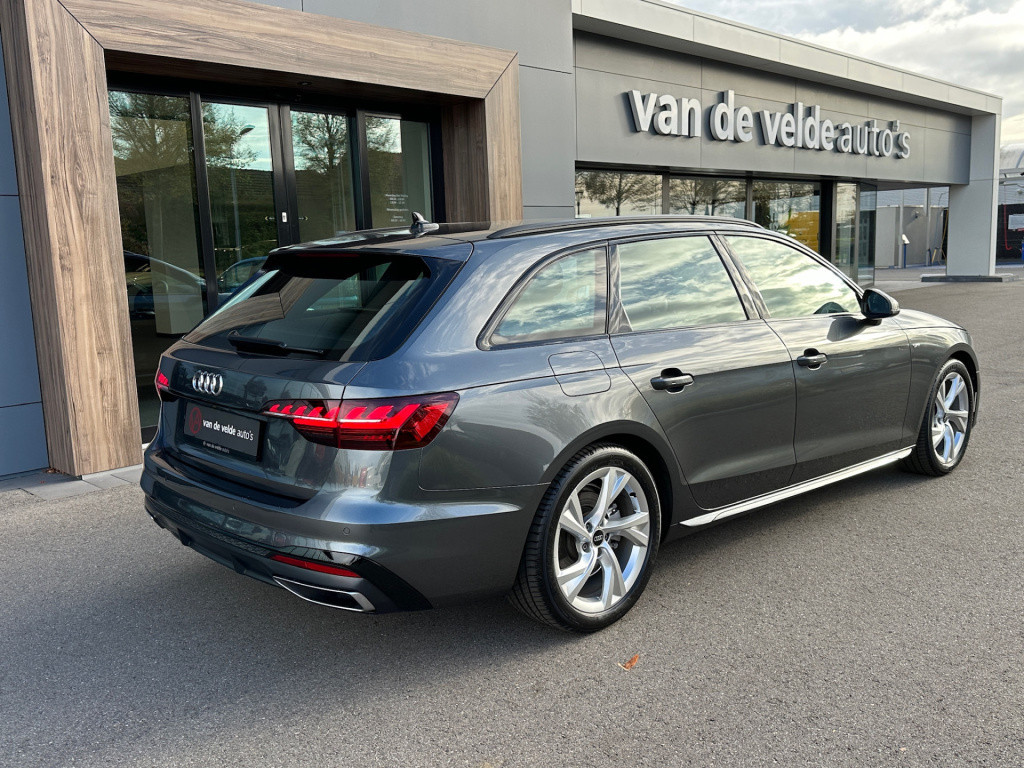Audi A4 avant 40 tfsi 204pk s-tronic s-line | led | black optiek | virtual 