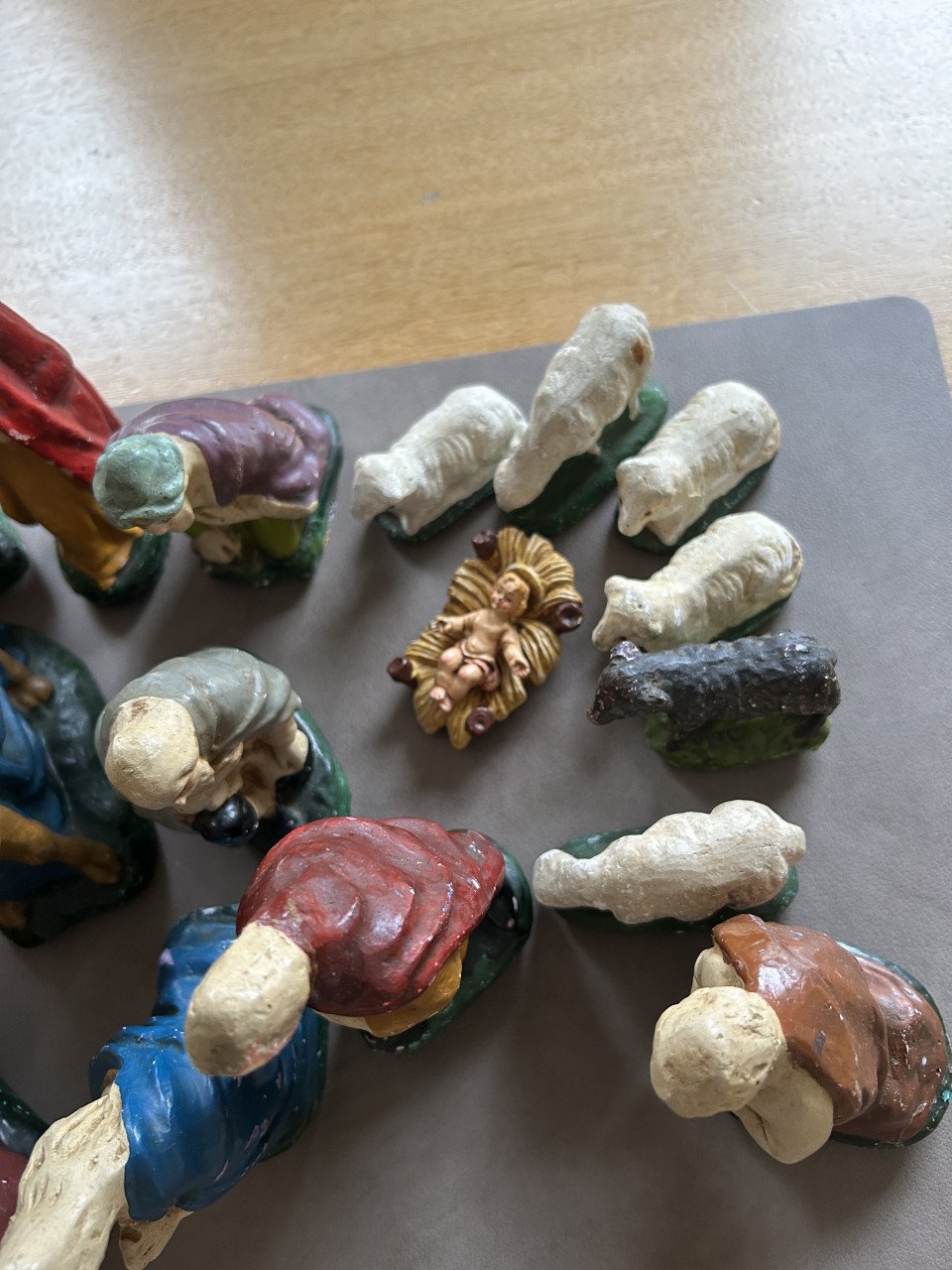 Kerstgroep beelden jaren 50-60