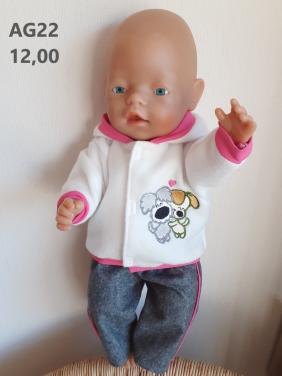 Poppenkleertjes baby born. Woezel en Pip set. Opbrengst KiKa.