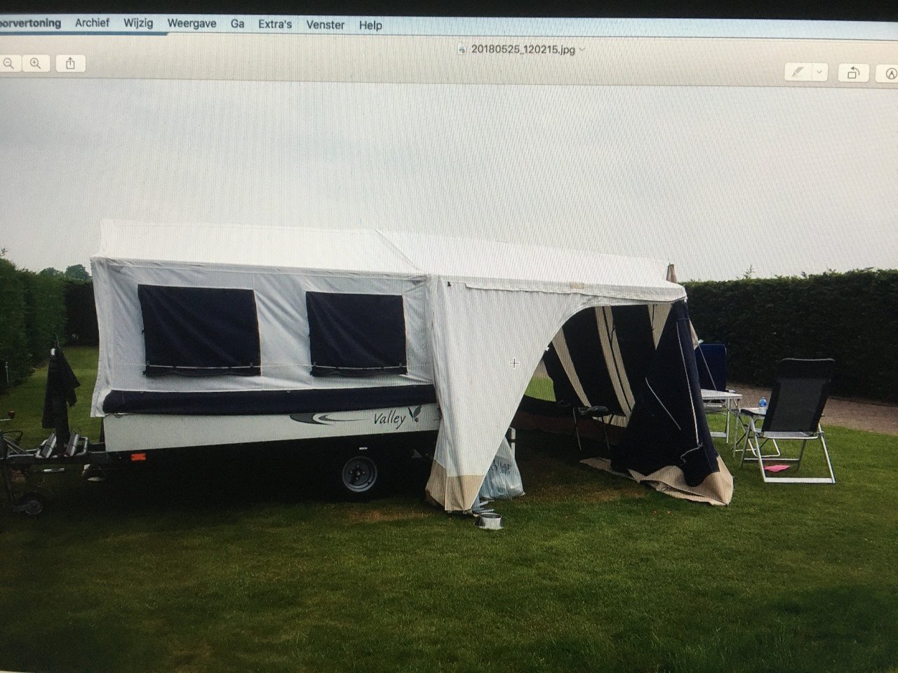 Combi camp vouwwagen