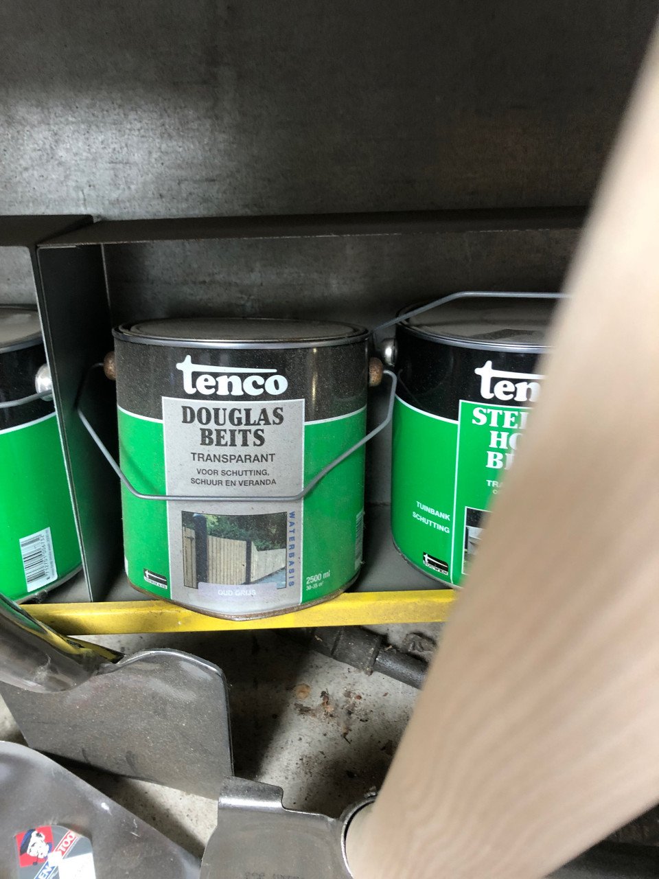 Tenco (steigerhout) beits 2.5 ltr blik 10 euro koffie gratis