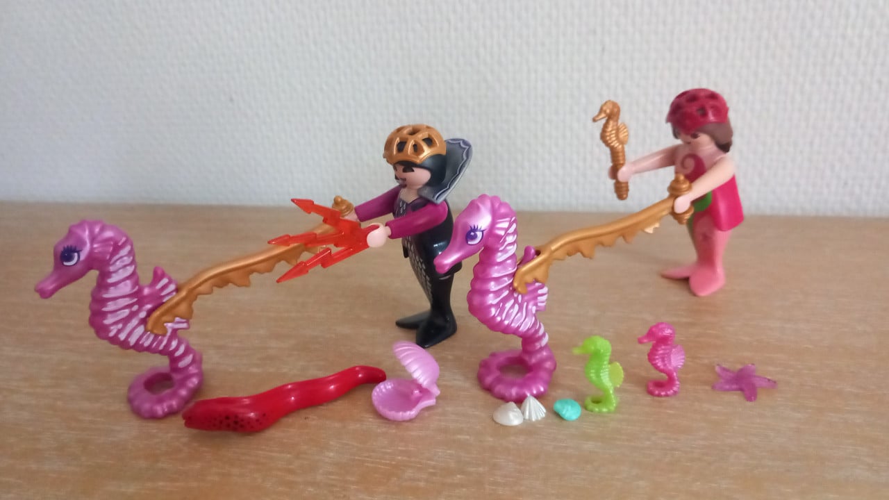 Playmobil zeemeerminnen met zeepaardjes