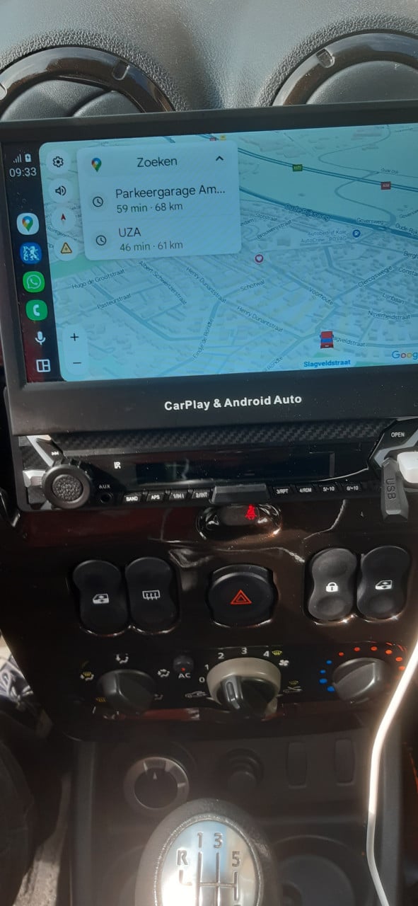 Auto Radio met met navigatie beeldscherm