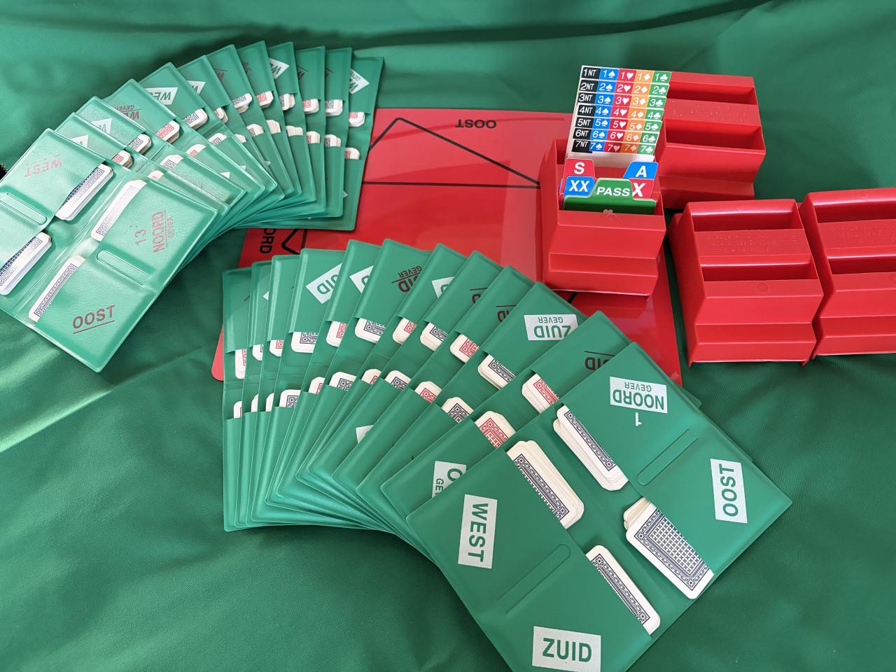 Spelmaterialen voor thuisbridge
