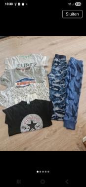 Jongens kleding mt 110 116
