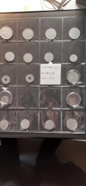 Map met oude munten buitenland