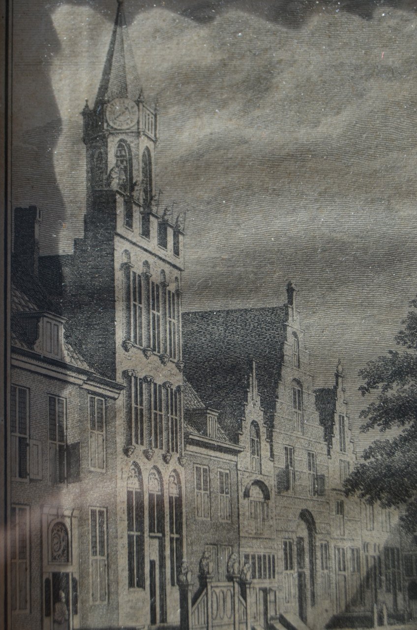 Etsje stadhuis te Tolen 1747 Tirion