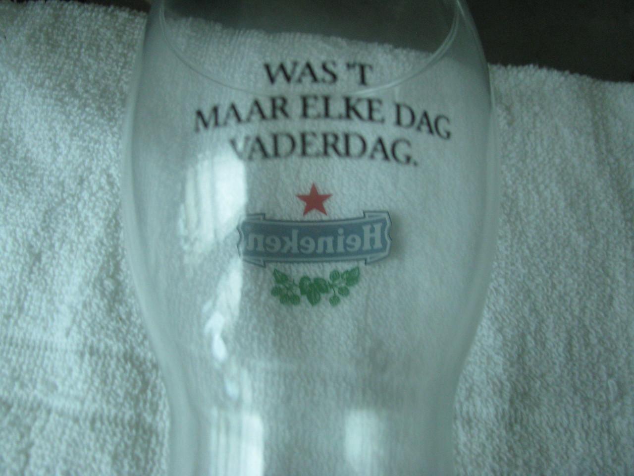 6 Bierglazen van Heineken.