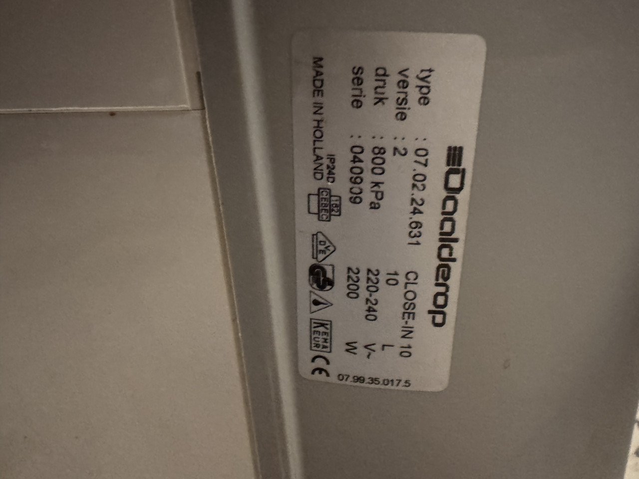 Boiler close in