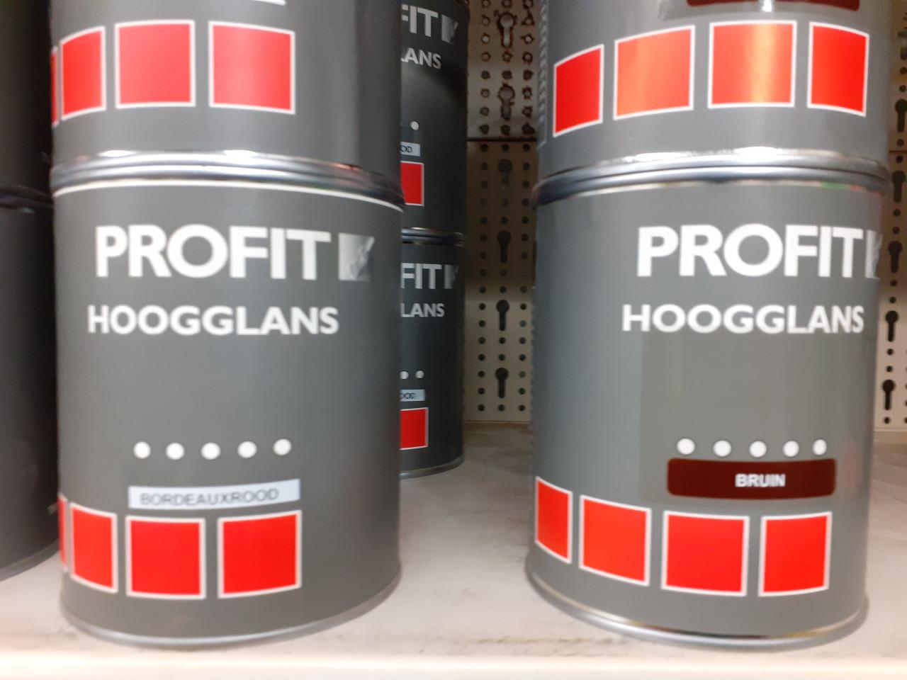 10 blik profit hoogglans verf voor 15 euro is bijna gratis