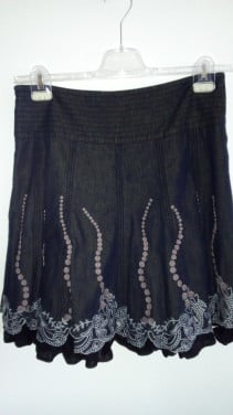 Jeansrokje maat 38    7,50