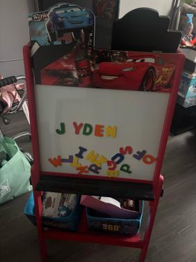 Schoolbord/magneetbord van cars