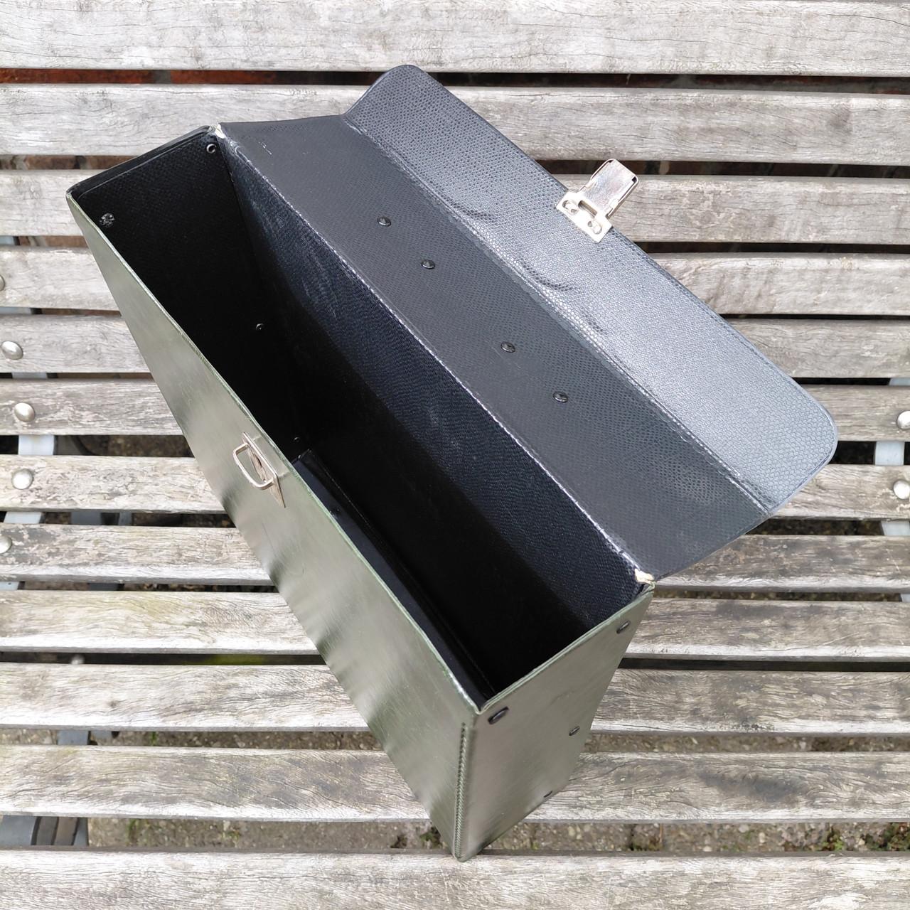 Vintage platenkoffers voor LP's (5x)