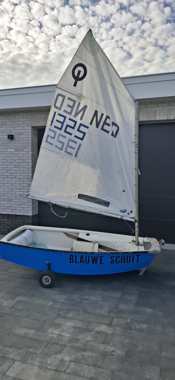 Zeilboot, Optimist mét trailer