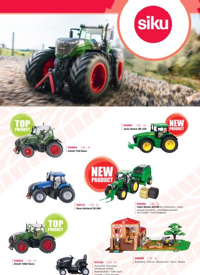 Landbouw speelgoed siku bruder traptrekkers