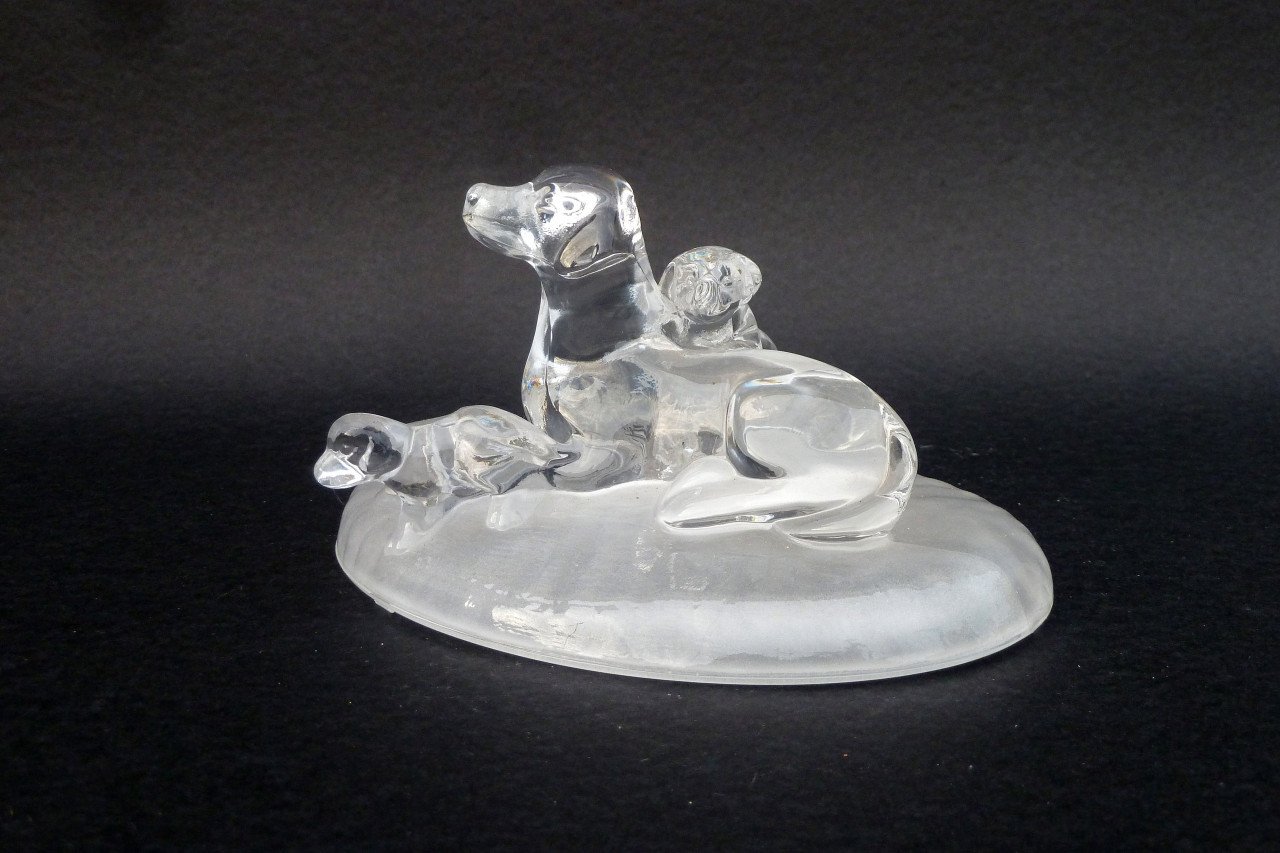 Cristal d' Arques - Kristallen beeldjes Vogels, Honden en Katten