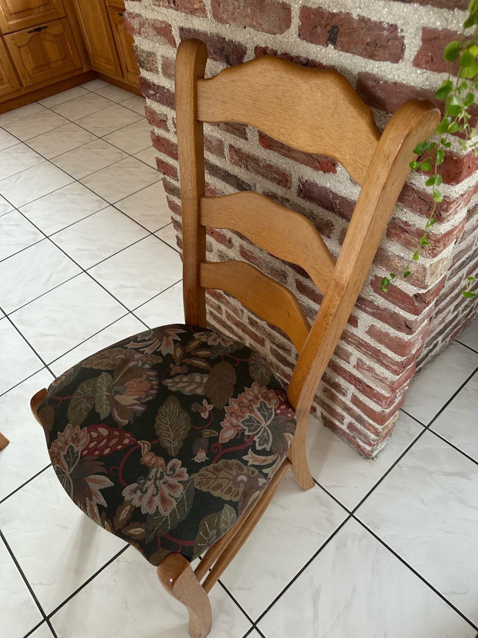 Massief eiken eetkamerstoelen