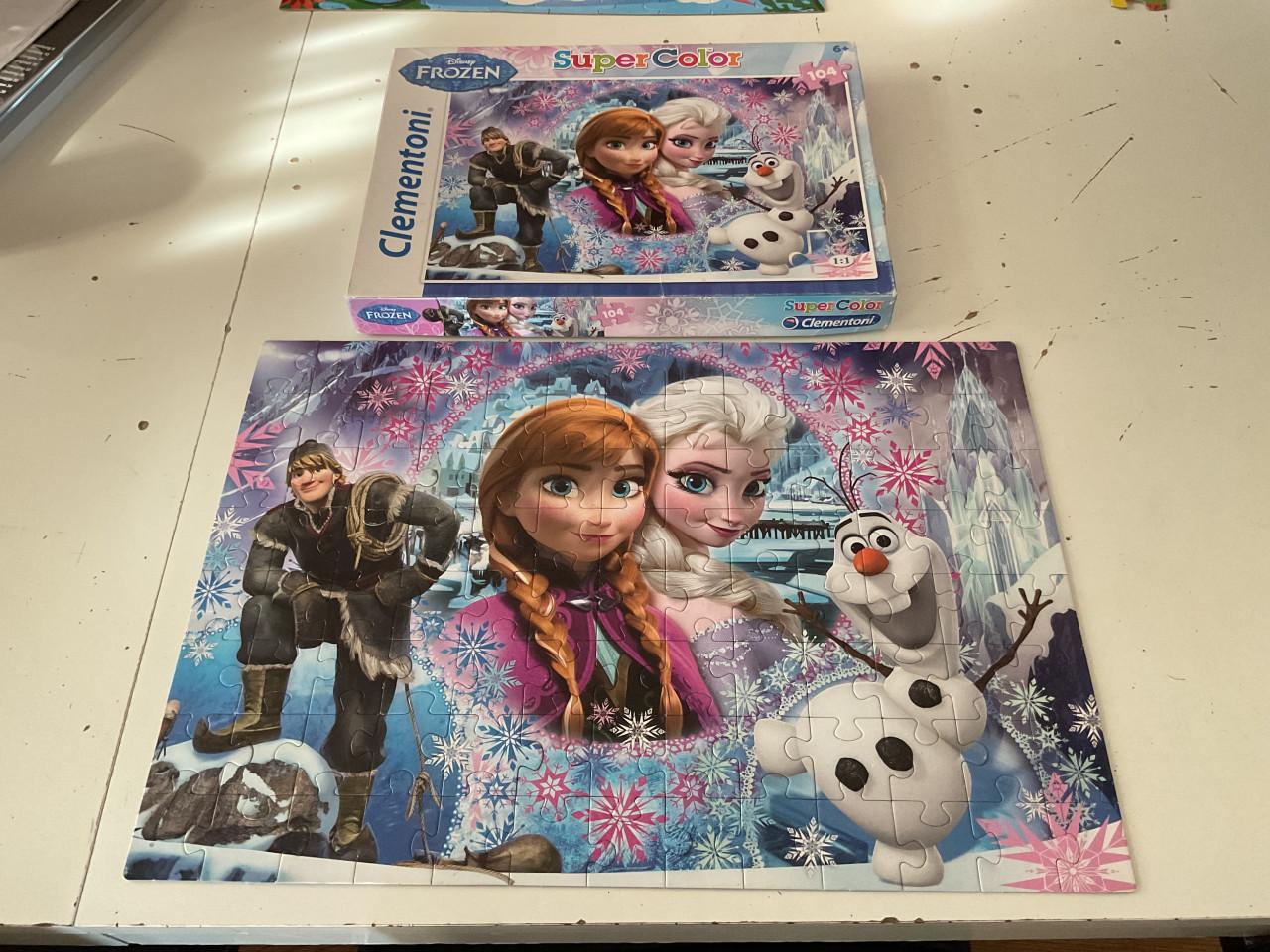 3 Prinsessen puzzels à 2 euro, 3 voor 5 euro