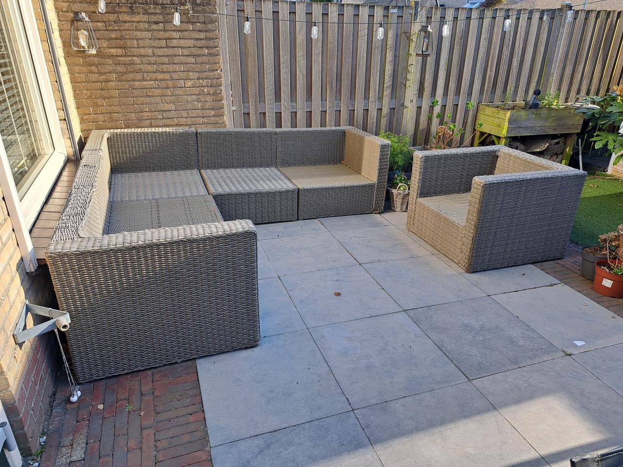Loungset met kussens (Royal Patio)
