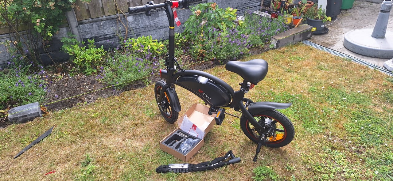 DYU D3F  elektrische vouwfiets