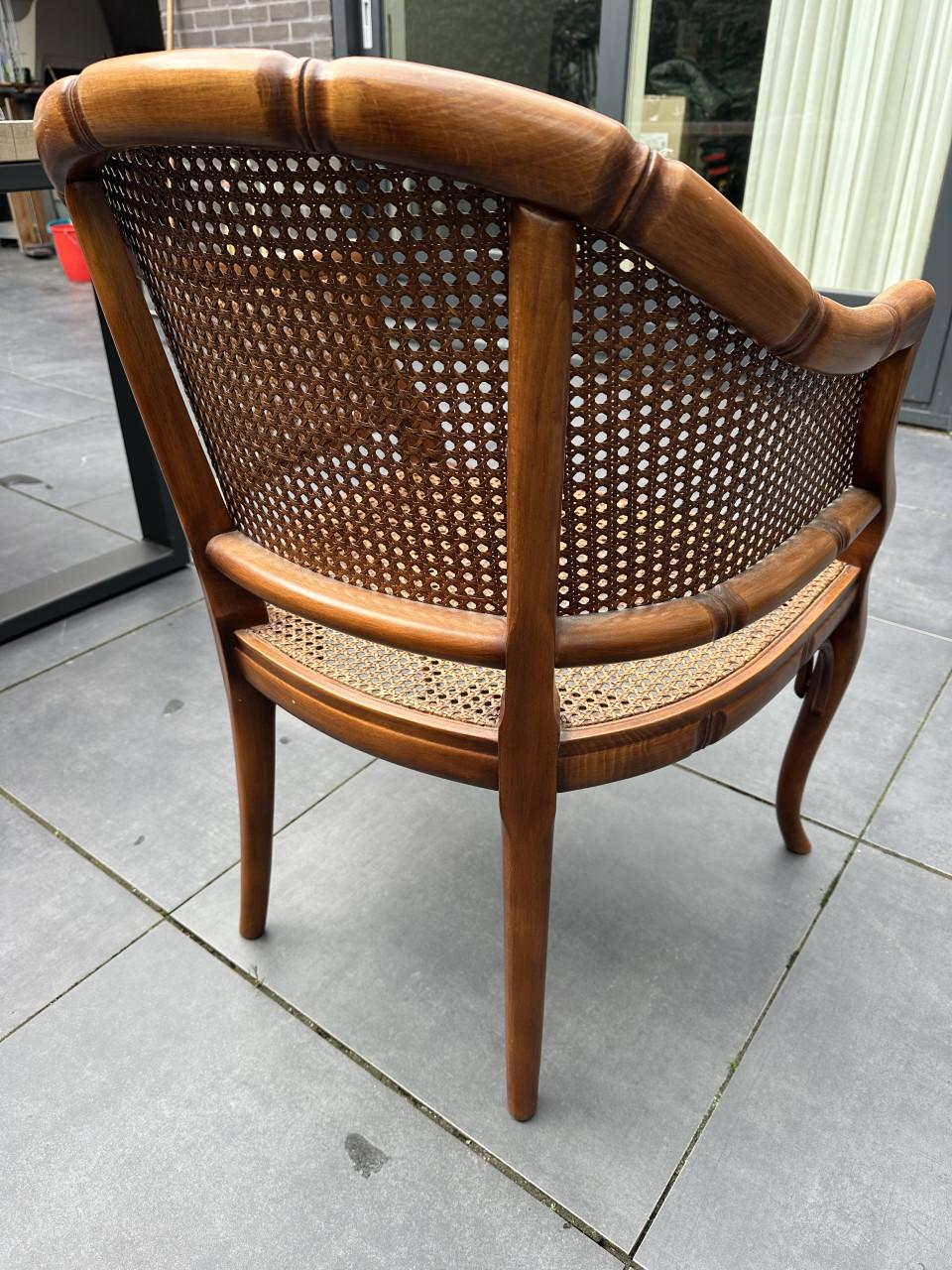 Vintage stoel ( met riet)