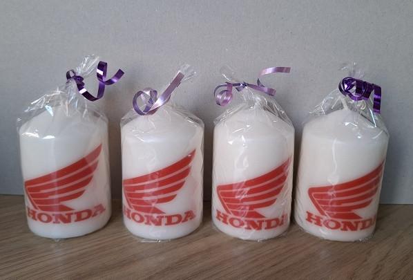 Kaarsen met Honda Logo's