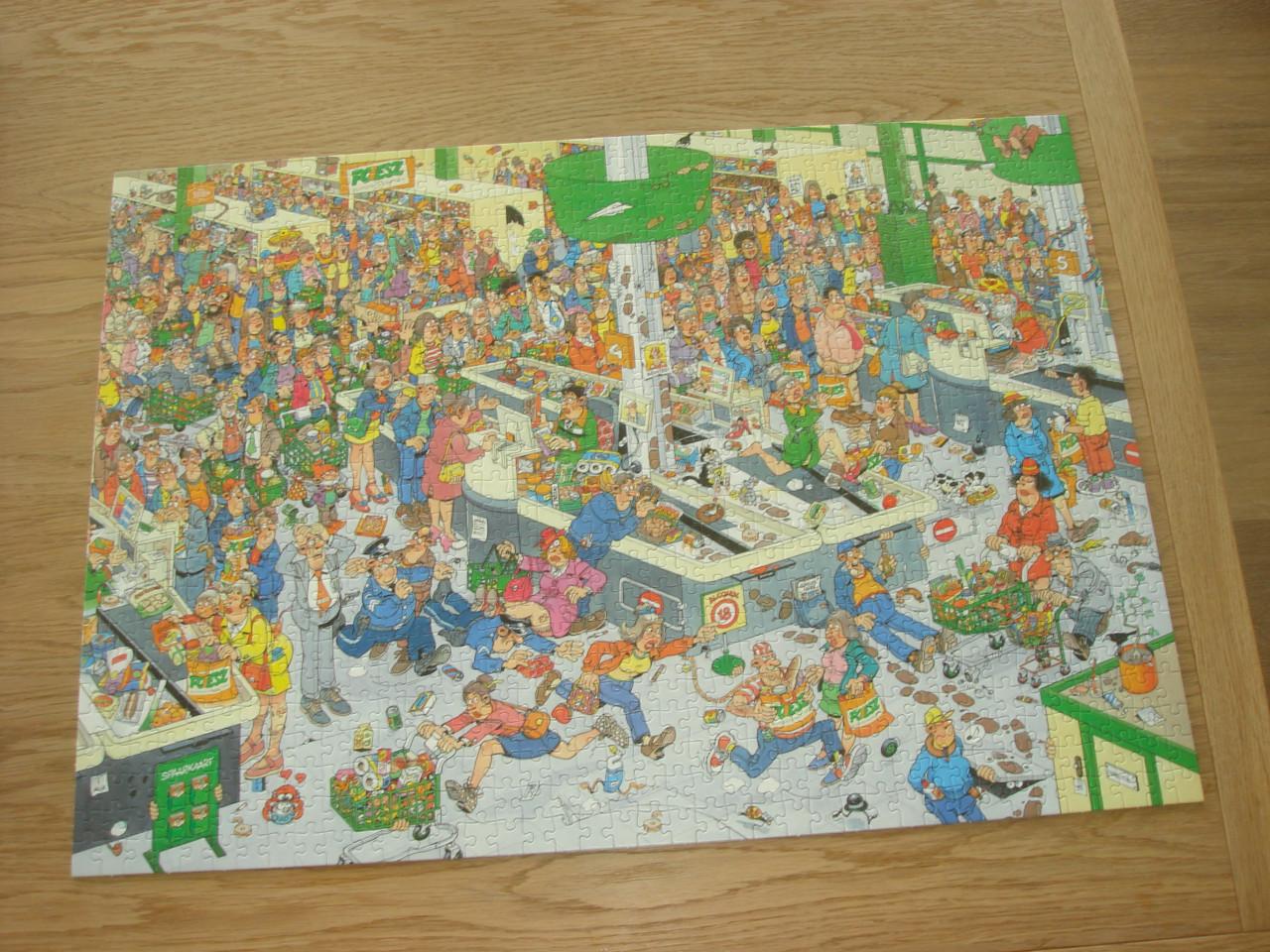 Te koop Complete Jan van Haasteren puzzel Poiesz supermarkt 1000 stukjes