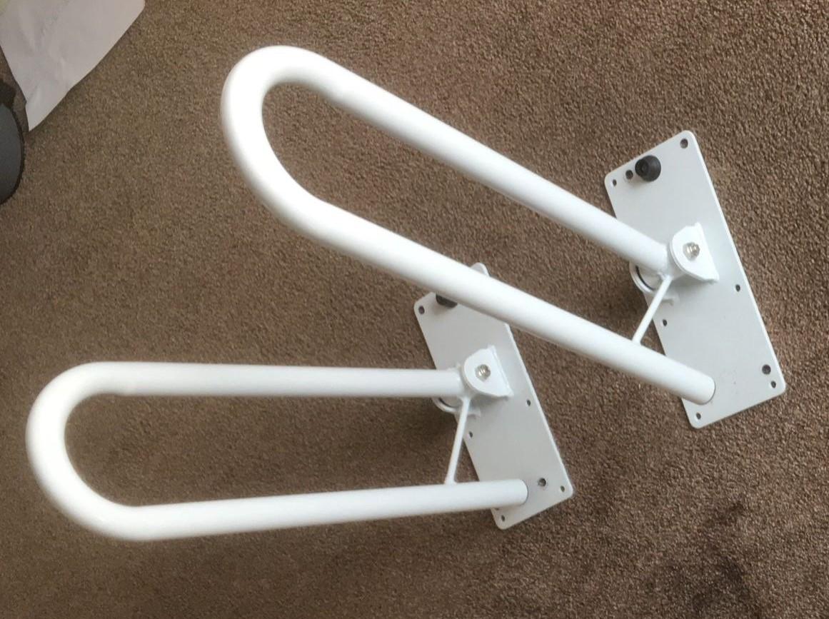 Opklapbare toiletbeugels