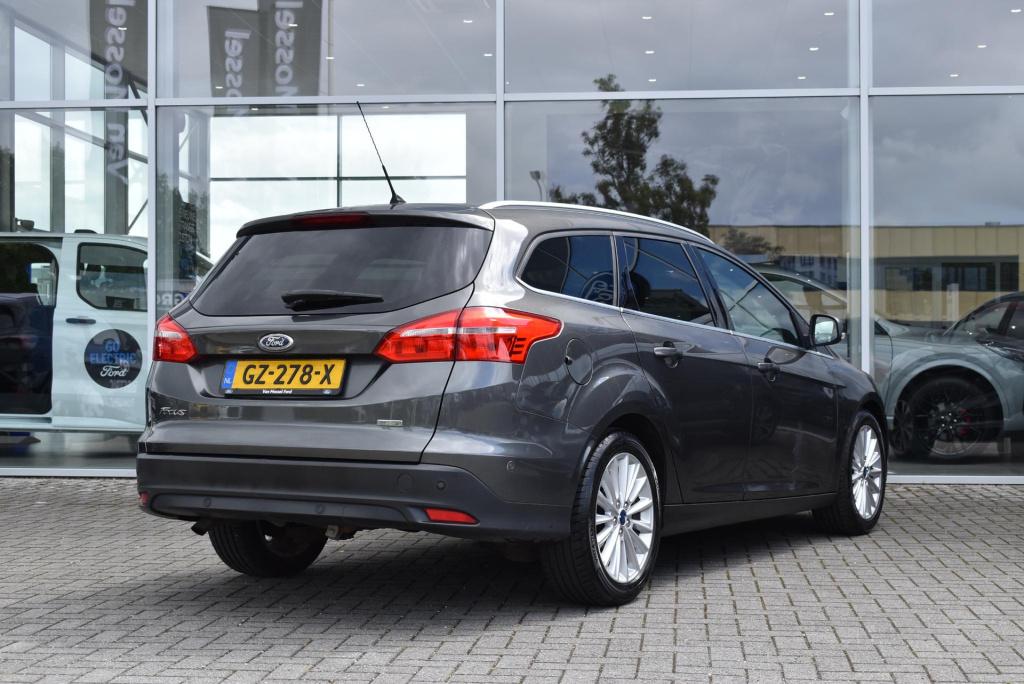 Ford Focus wagon 1.0 titanium edition | wegklapbare trekhaak | climate cont