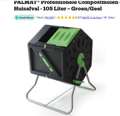 Draaibaar compostvat