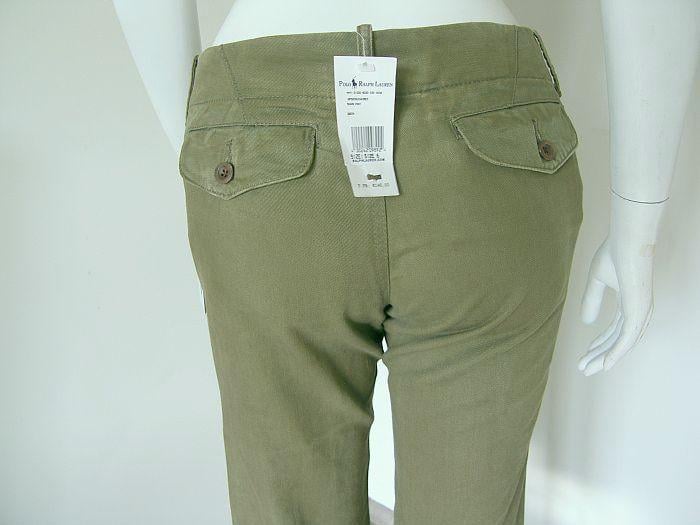 RALPH LAUREN: Nieuwe klassiek/sportieve pantalon groene chino
