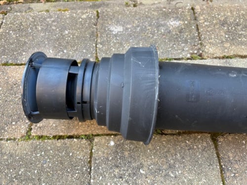 Rookgas dakdoorvoer, dubbelwandig