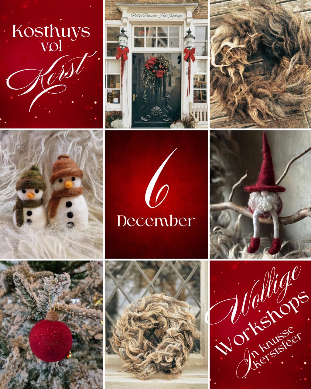 Kosthuys vol Kerst & workshops - Sint-Maartensdijk