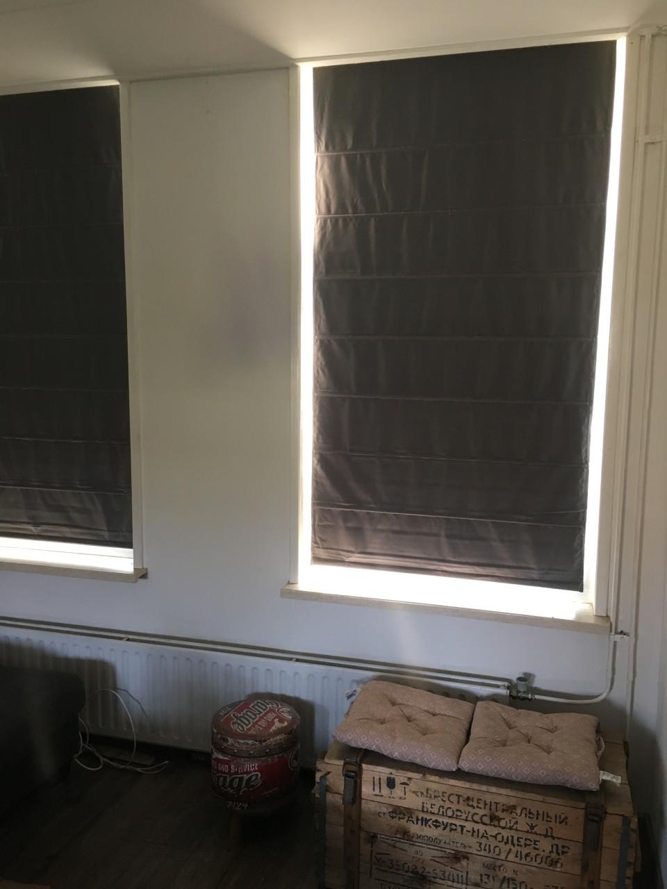 Vouwgordijnen donkergrijs – modern & tijdloos – korting mogelijk - gloednie