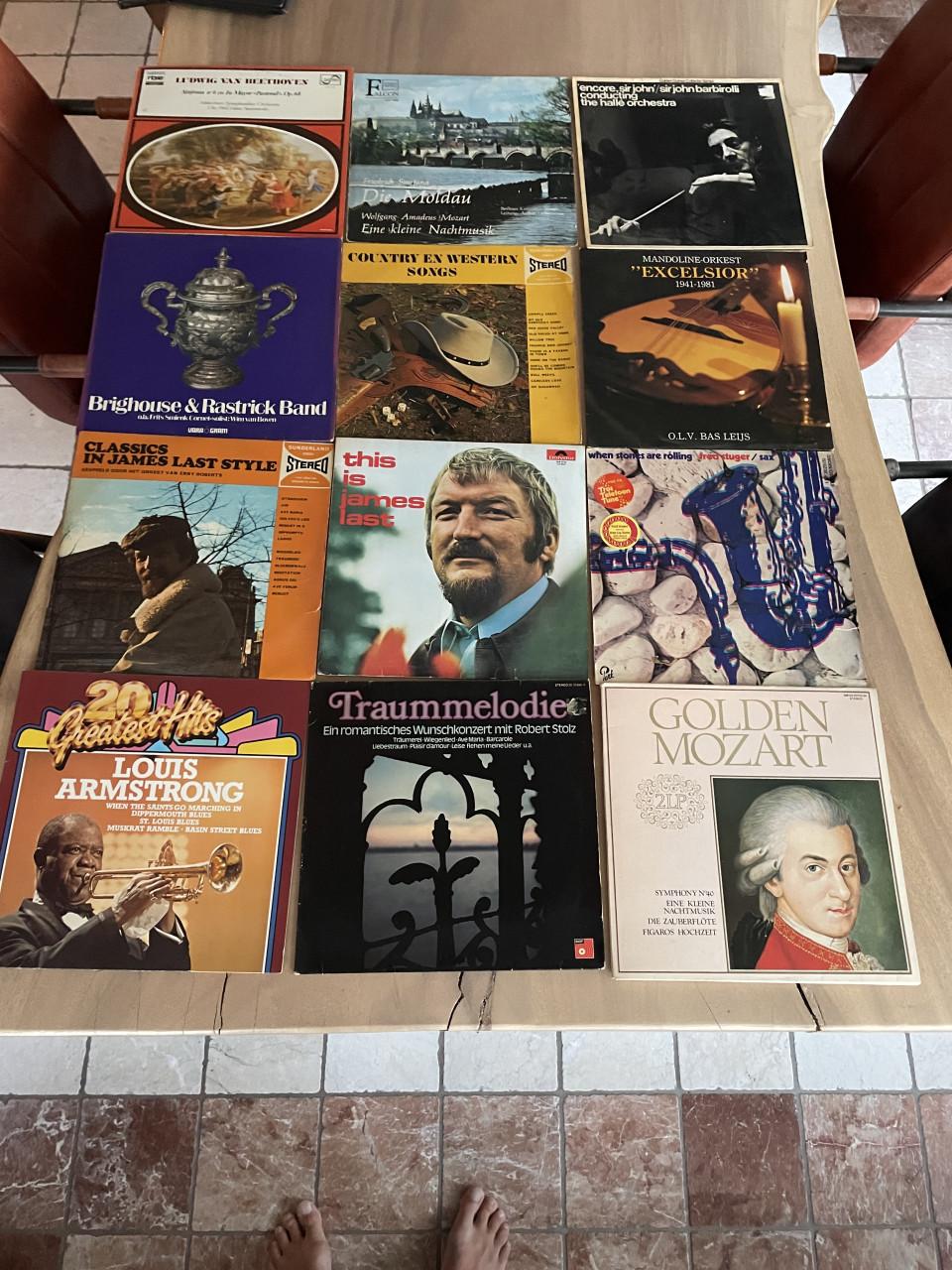 Diverse oude LP's - klassiek