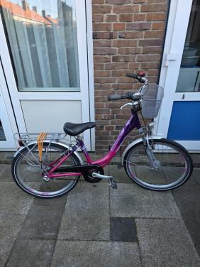 Meisjes fiets GAZELLE 24inch- 9 tot 13 jaar-3 versnellingen