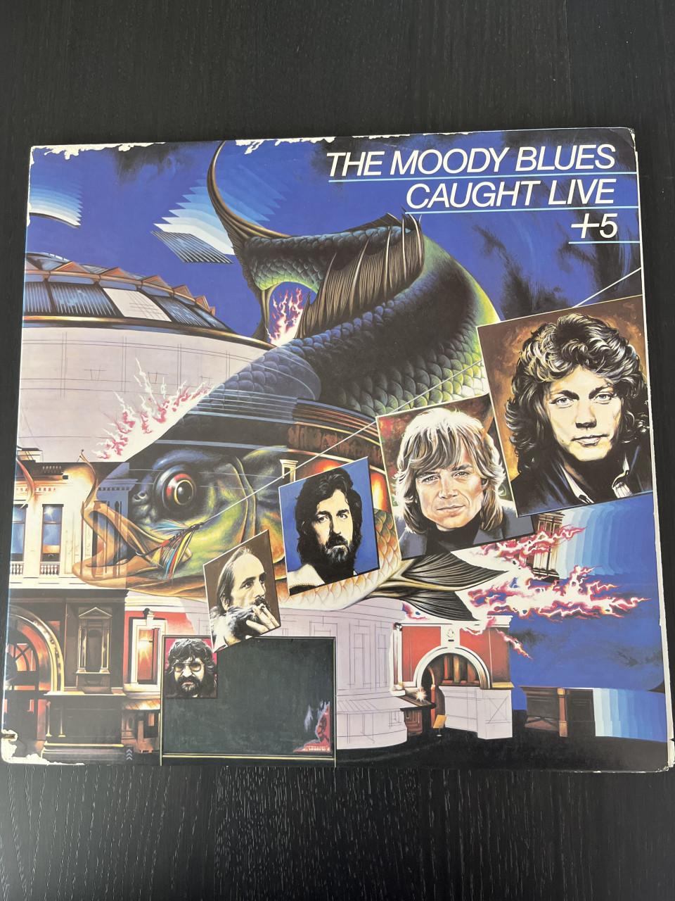 Dubbel-LP The Moody Blues, Caught Live + 5 (vinyl)