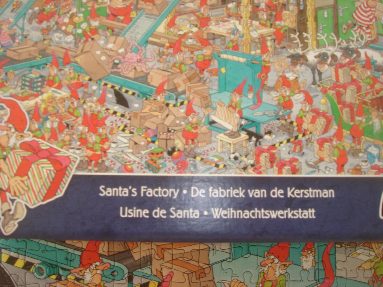 Te koop Complete Jan v Haasteren puzzel De fabriek van de Kerstman