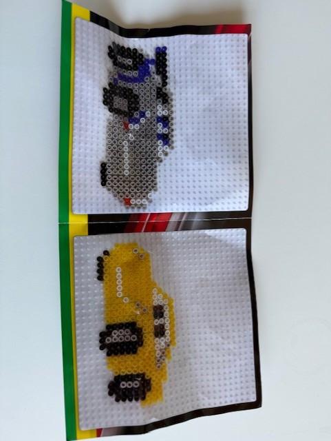 Strijkkralen met verschillende grondplaten