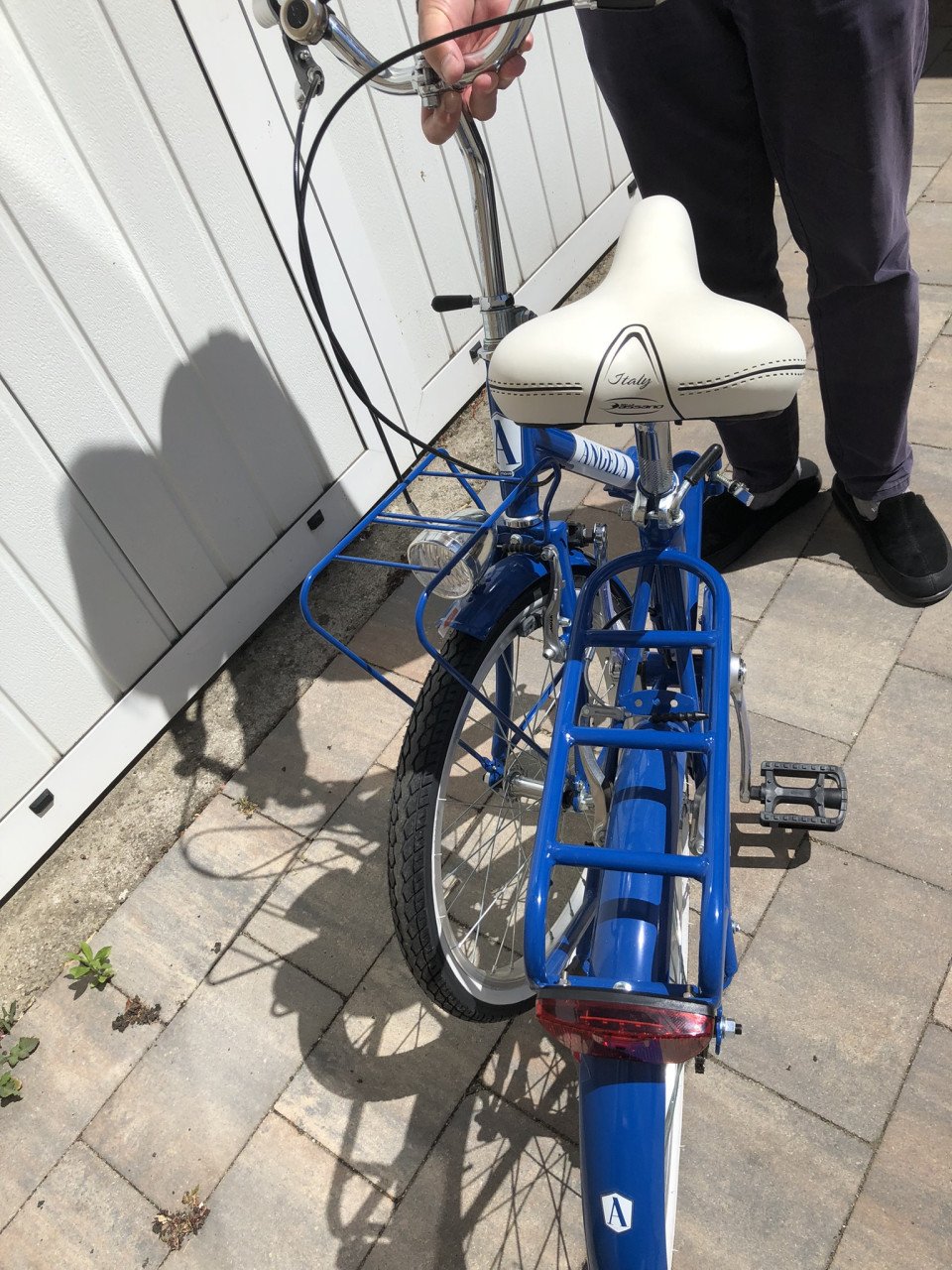 Te koop goed vouwfietsje.(nieuw).
