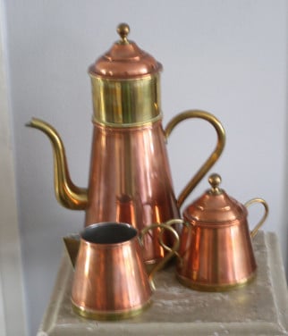 Koperen set