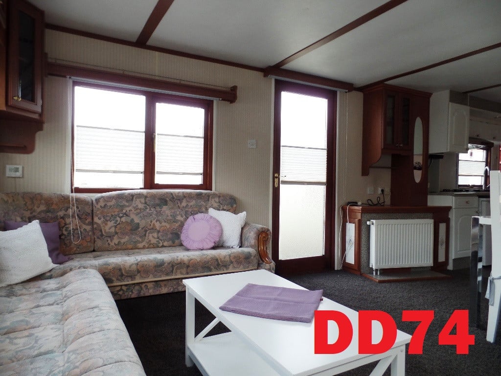 Diverse stacaravans en chalets met gespiegelde indeling tot 6 pers te koop