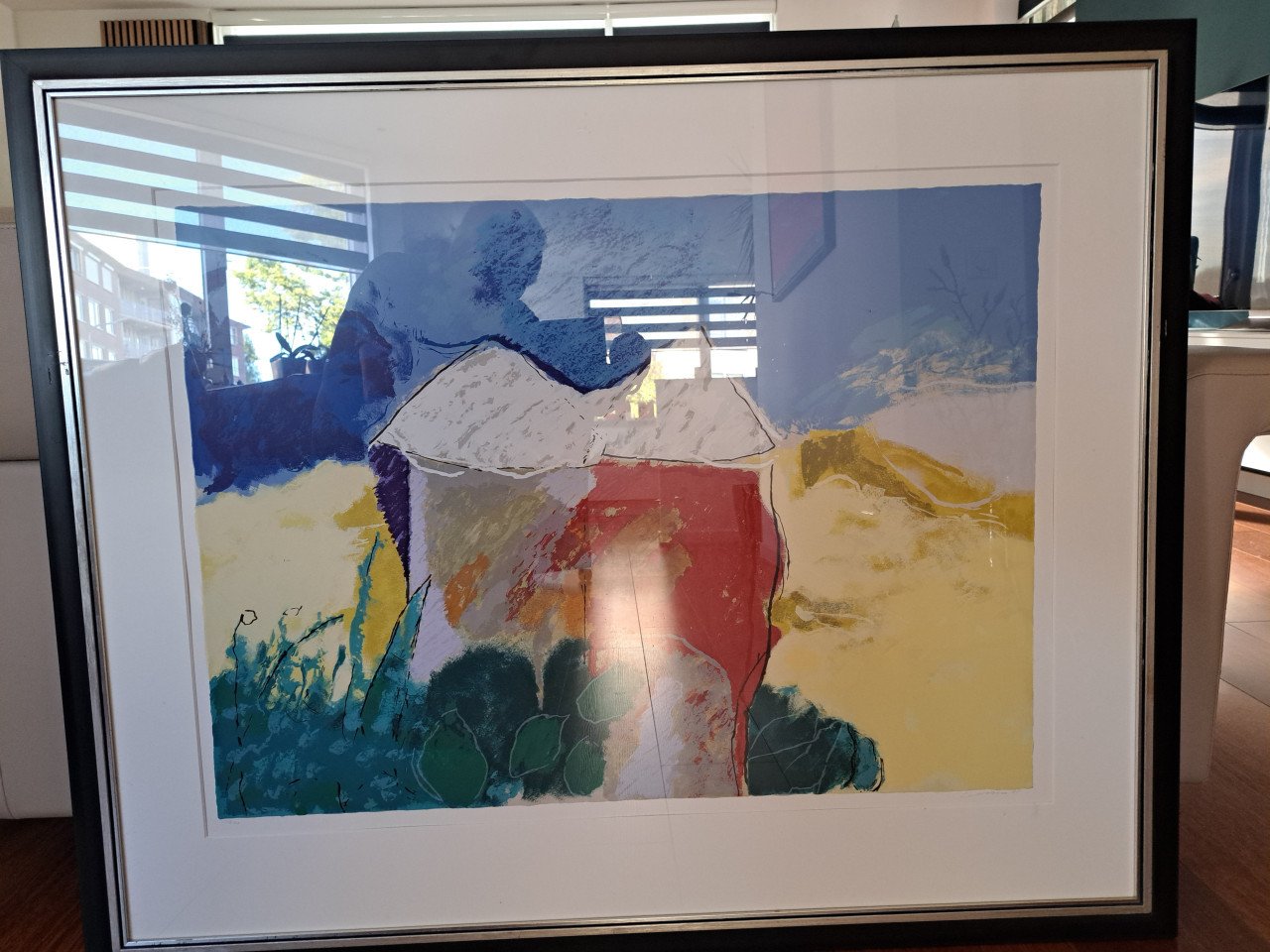 Twee zeefdrukken Henk van Vessum